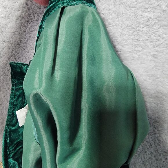 Vintage Cloak of‎ Many Colors Liberty Lucrezia Green Velvet Top & Skirt Size 12 - Picture 14 of 14